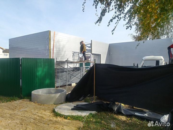 Сэндвич панель стеновая с минеральным утеплителем