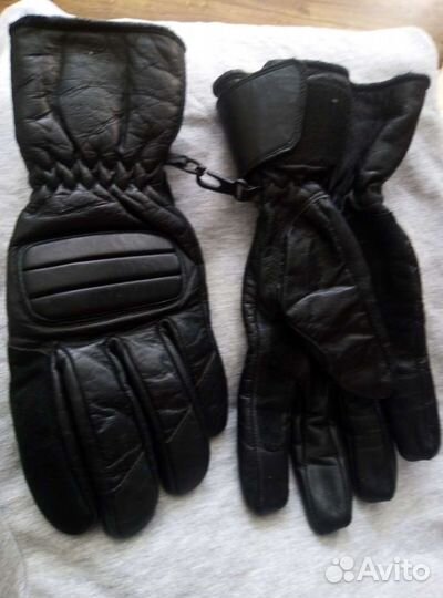 Мото перчатки кожа XL