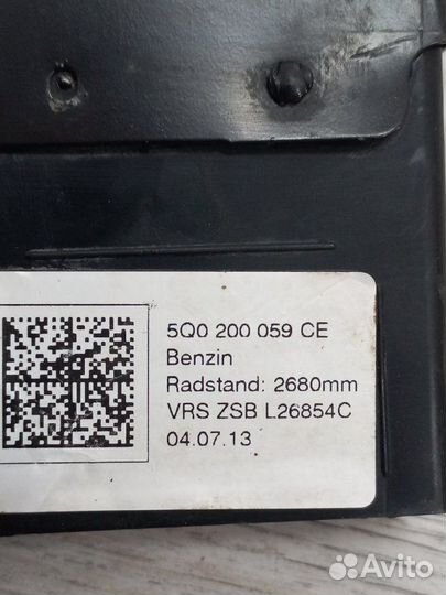 Защита топливных трубок Skoda Octavia A7 1.8 cjsa