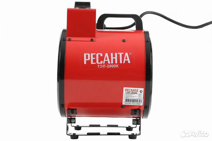 Тепловая электрическая пушка тэп-2000К (круглая)