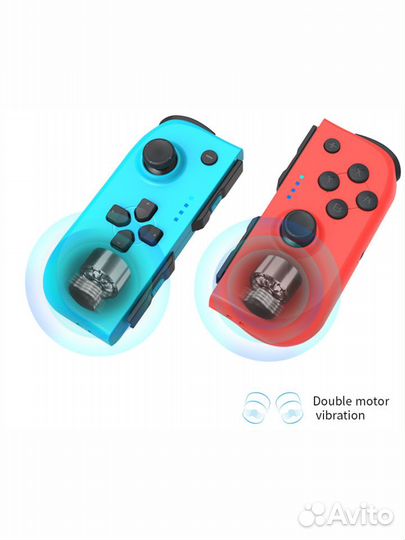 Геймпад dobe TNS-0163, красный, синий