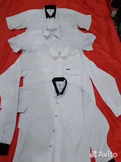 Рубашки белые и другие-для мальчика от 5до 14 лет