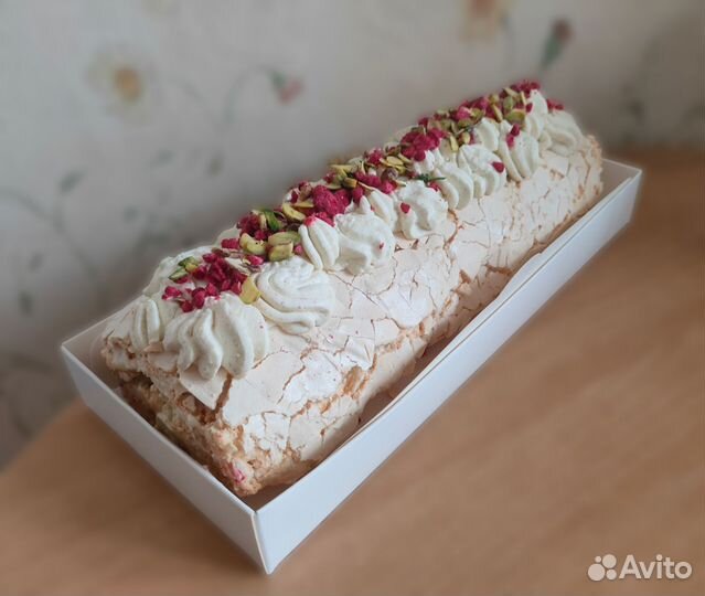 Меренговый рулет на заказ