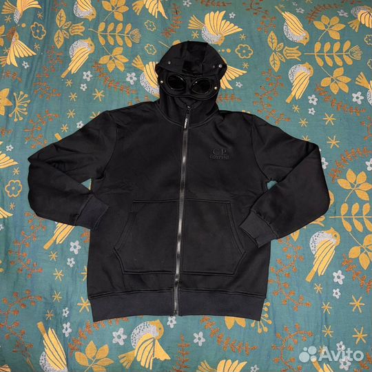 Зип Худи на молнии CP company черная