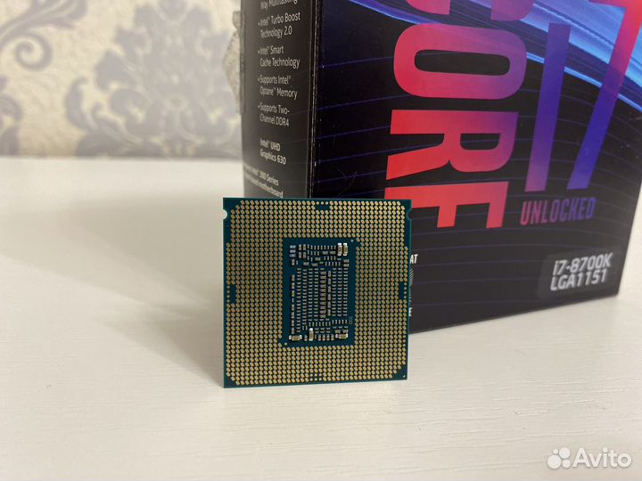 Процессор Intel Core i7-8700k 3.7Ghz lga1151v2