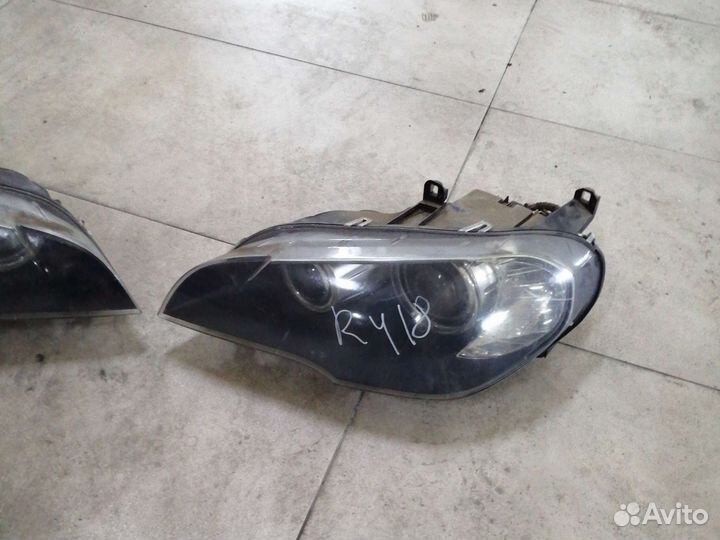 Фары на BMW X5 E70 дорест биксенон