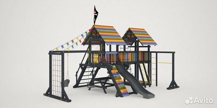 Детская площадка Савушка 1 (Black Edition)