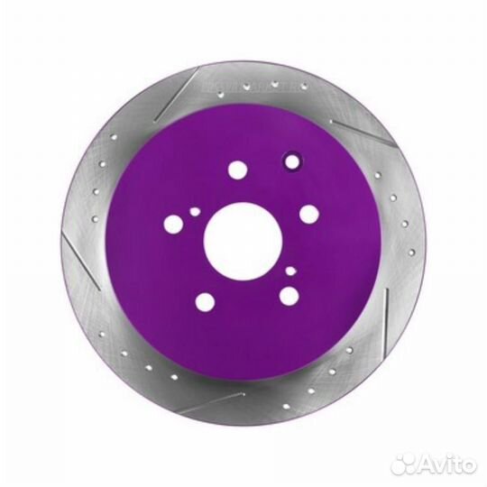 Nibk RN1473dset Диск тормозной перфорированный зад