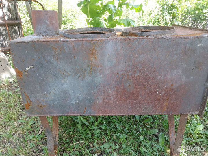 Печь металлическая новая