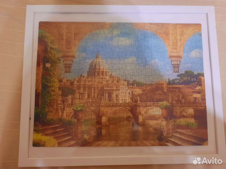 Новая картина из пазла в рамке 