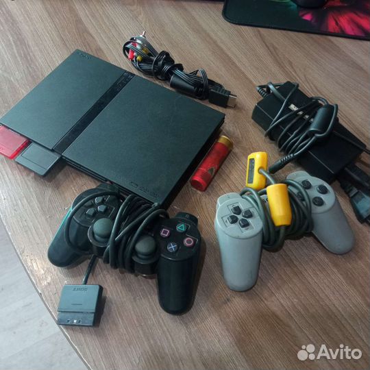 Sony playstation 2 полный комплект прошитая