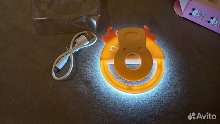 Кольцевой осветитель Live Makeup Phone Clip