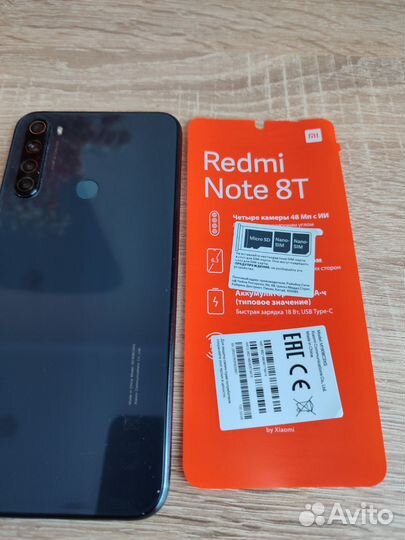 Xiaomi redmi note 8T 32gb Moonshadow Grey 3 GB