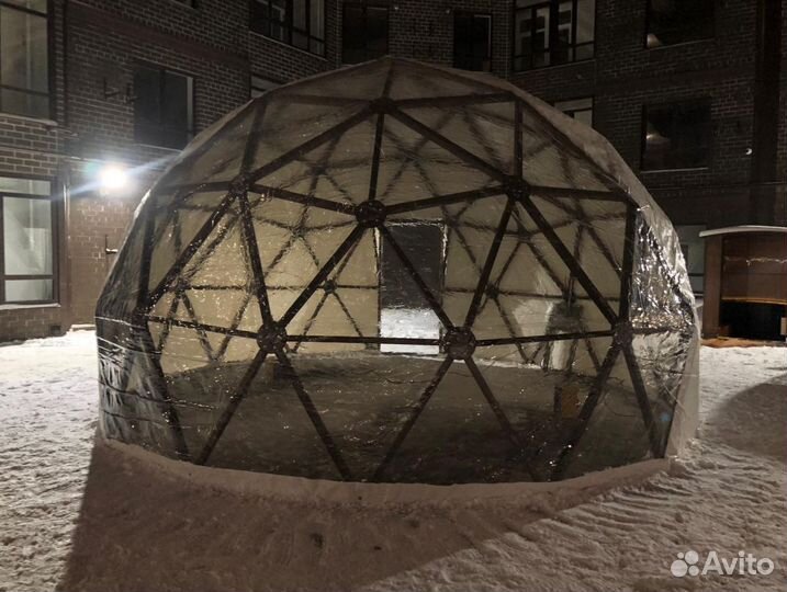 Геокупол, глэмпинг