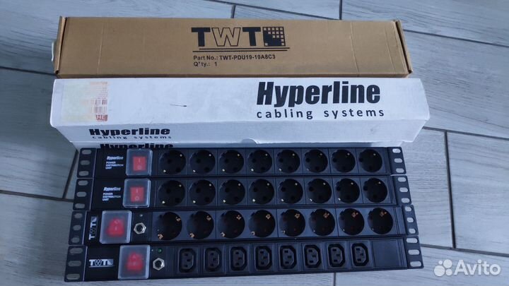 Блок розеток в стойку