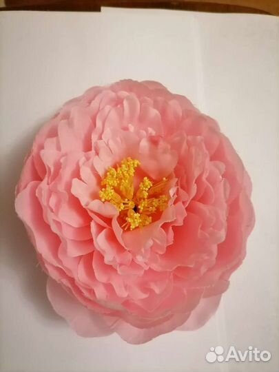 Заколка Пион 3 цвета