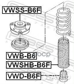 Пыльник амортизатора перед прав/лев vwshbb6F