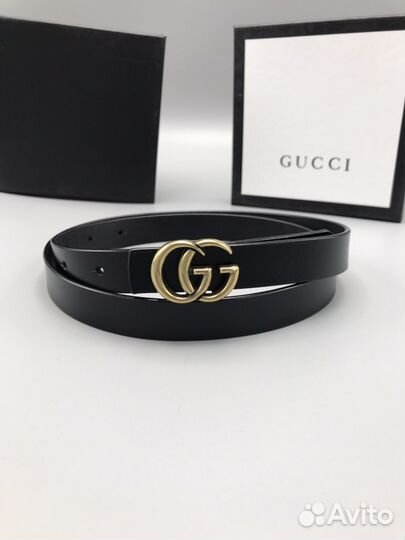 Тонкий ремень гучи