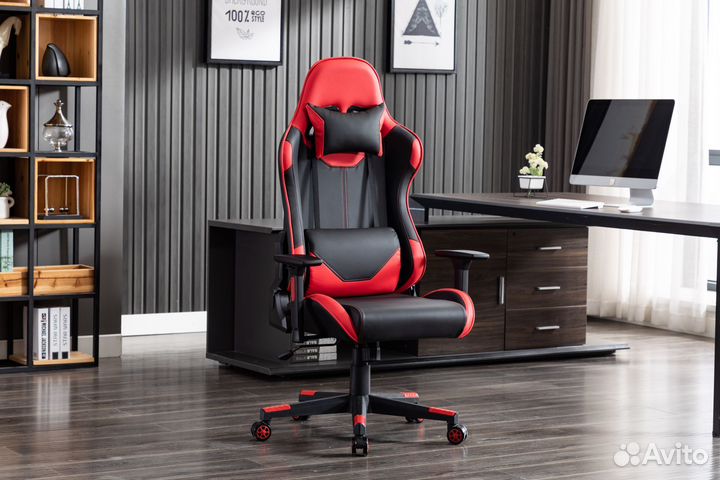 Игровое кресло красное