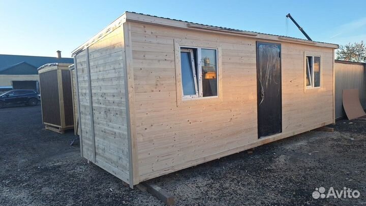 Бытовка и хозблок с утеплением и отделкой