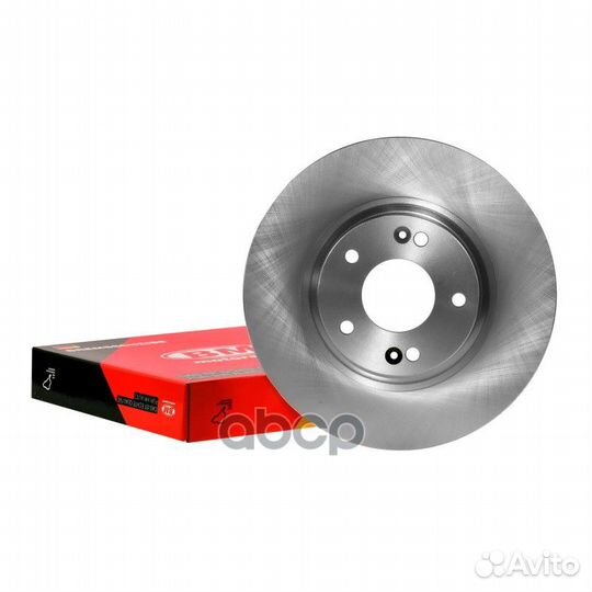 Диск тормозной передний вентилируемый 16