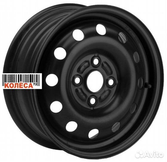 KFZ 8312 6.5x16 4x100 ET40 Dia60.1 Black