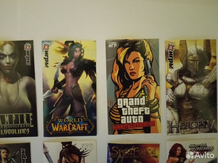 Наклейки из игровых журналов