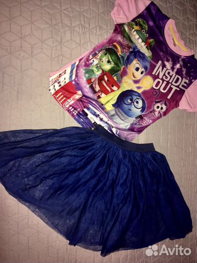 Пакетом и отдельно вещи на девочку