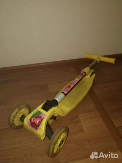 Самокат трехколесный складной