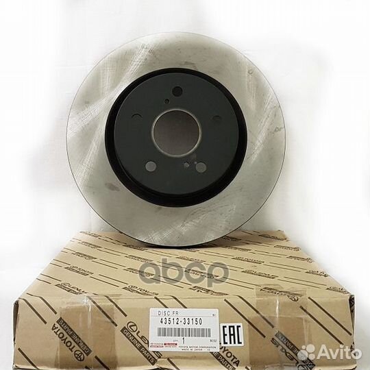 Диск тормозной Toyota Camry Europe/Russia