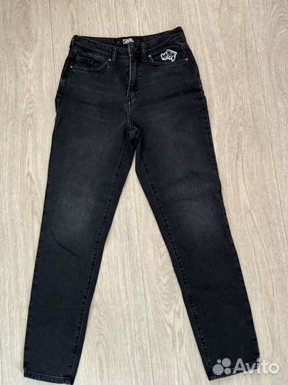 Джинсы черные karl lagerfeld