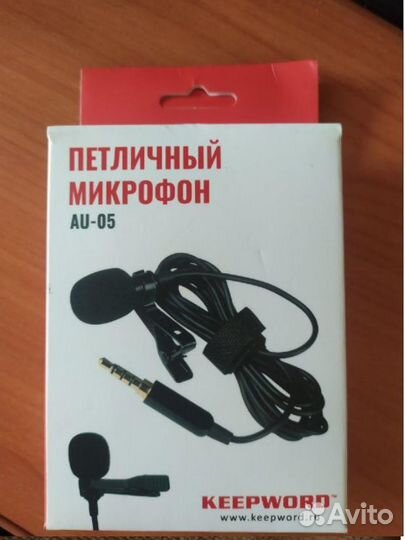 Петличный микрофон keepword AU-05