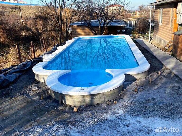 Бассейн 8x4 пвх