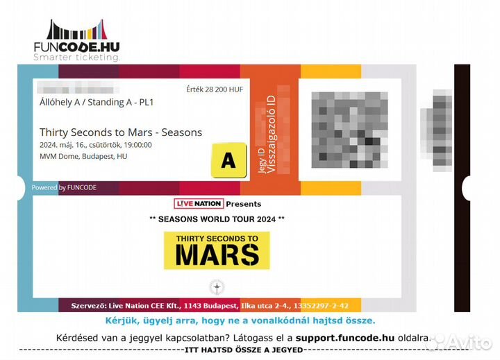 Концерт Thirty Seconds to Mars в Будапеште 16 мая
