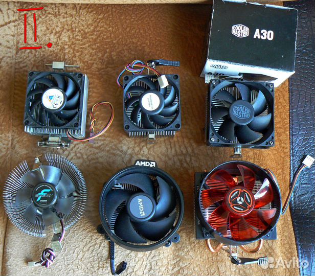 Кулера Intel и AMD + вентиляторы