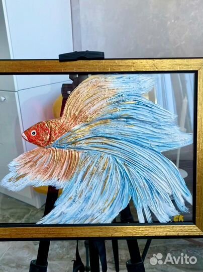 Картина обтемная на стекле