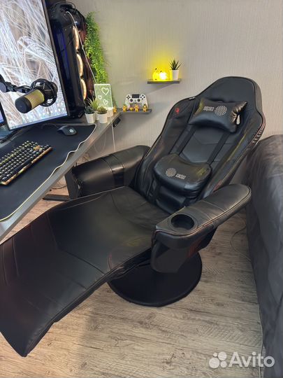 Кресло Компьютерное Cactus CS-CHR-GS200BLG