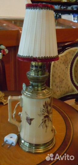 Антиквариат лампа интерьер