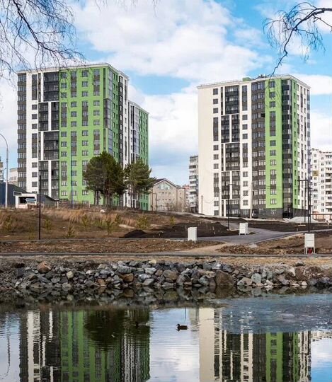 Своб. планировка, 43,6 м², 10/15 эт.