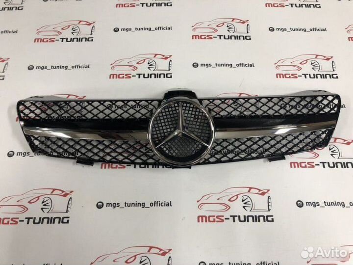 Решетка радиатора Mercedes CLS 219 05-07 AMG хром