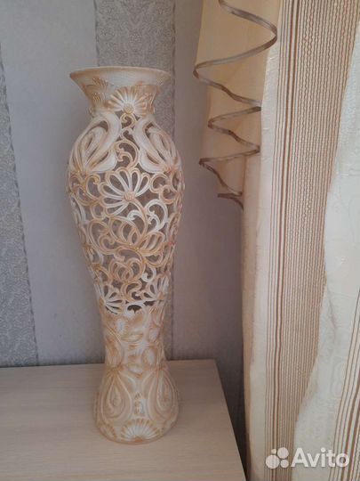 Ваза напольная керамическая (ручная работа)