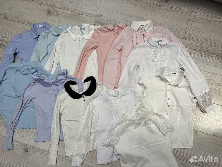 Школьная рубашка, блузка, водолазка 128, 134, 140