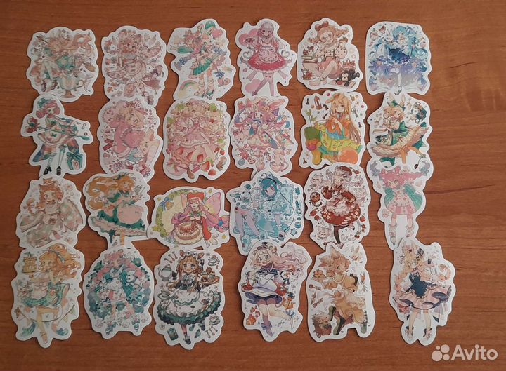 Аниме наклейки стикеры