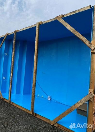 Бассейн из полипропилена 4м*3м*1,5м