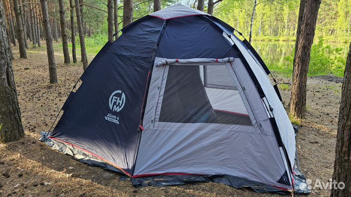 Палатка кемпинговая FHM Alioth 4 black-out