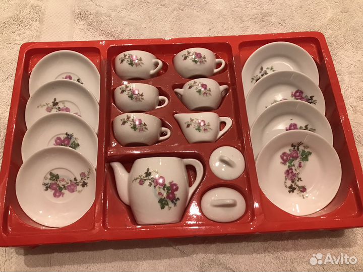 Сервиз декоративный кукольный