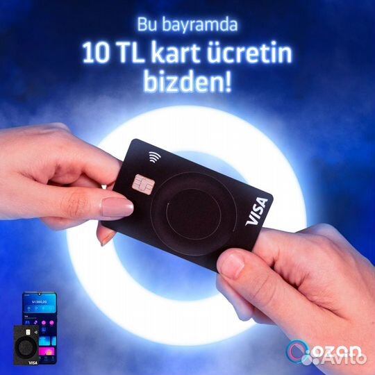 Открытие предоплаченной Ozan карты