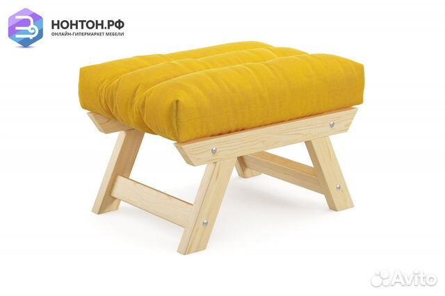 Пуф Амбер желтый