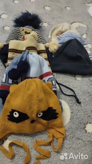 Кепка, шапка, манишка, варежки, перчатки детские