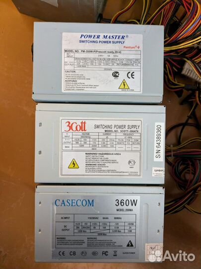 Блоки питания 350-450 W